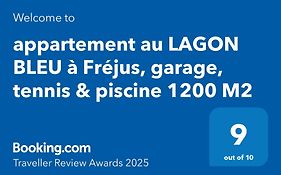 appartement au LAGON BLEU à Fréjus, garage, tennis&piscine 1200 M2